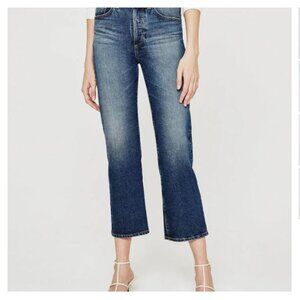 AG Kinsley High-Rise Pop Crop jean, sz 32R